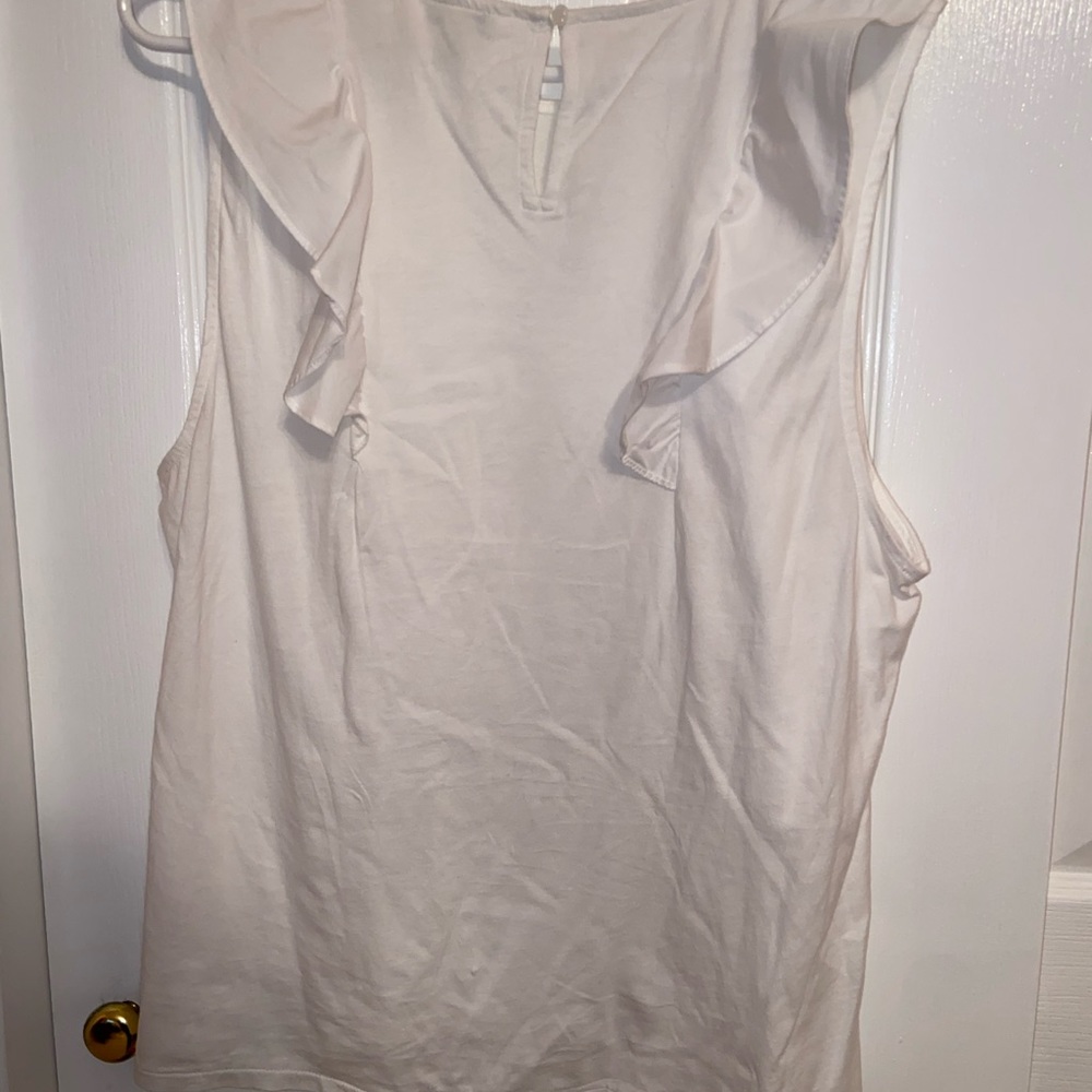 J Crew Ruffle Tank Top - Picture 2 of 3